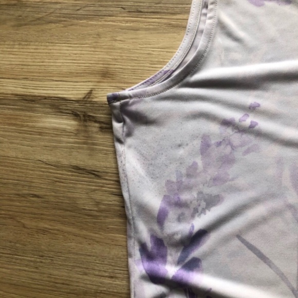 MASSIVE $10 SALE Calvin Klein Purple Wrap Blouse with Mandarin Collar - Picture 9 of 9